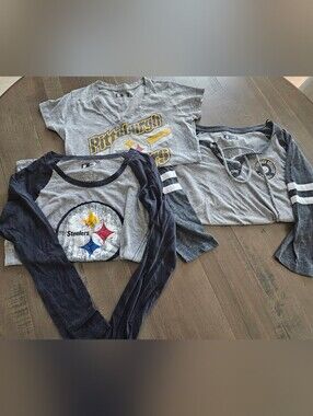 Womens Green Bay Packers T-Shirts NFL Team Apparel Lot Of 3 Large
